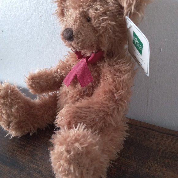 Russ "Jean-Claude " Collectible Stuffed Teddy Bear - Picture 3 of 3